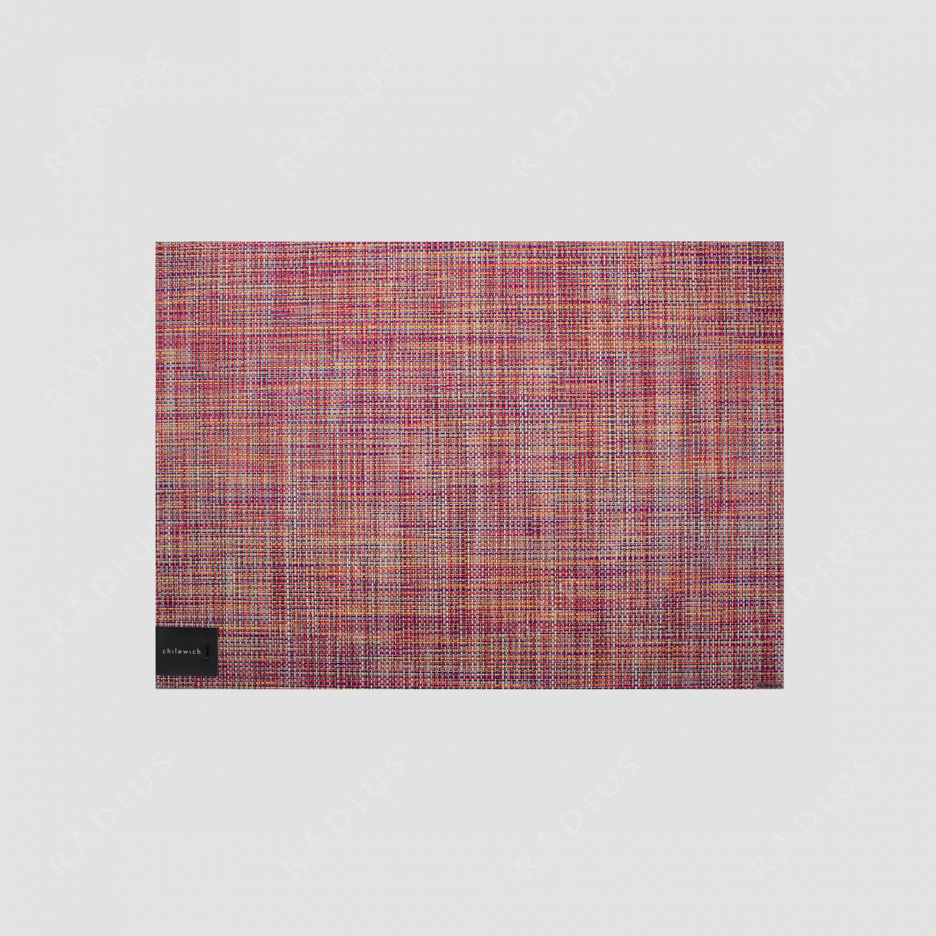 Салфетка подстановочная, жаккардовое плетение, винил, (36х48) Festival, серия Mini Basketweave, CHILEWICH, США